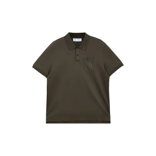 JACK&JONES Polo Shirts Men Black Olive E06