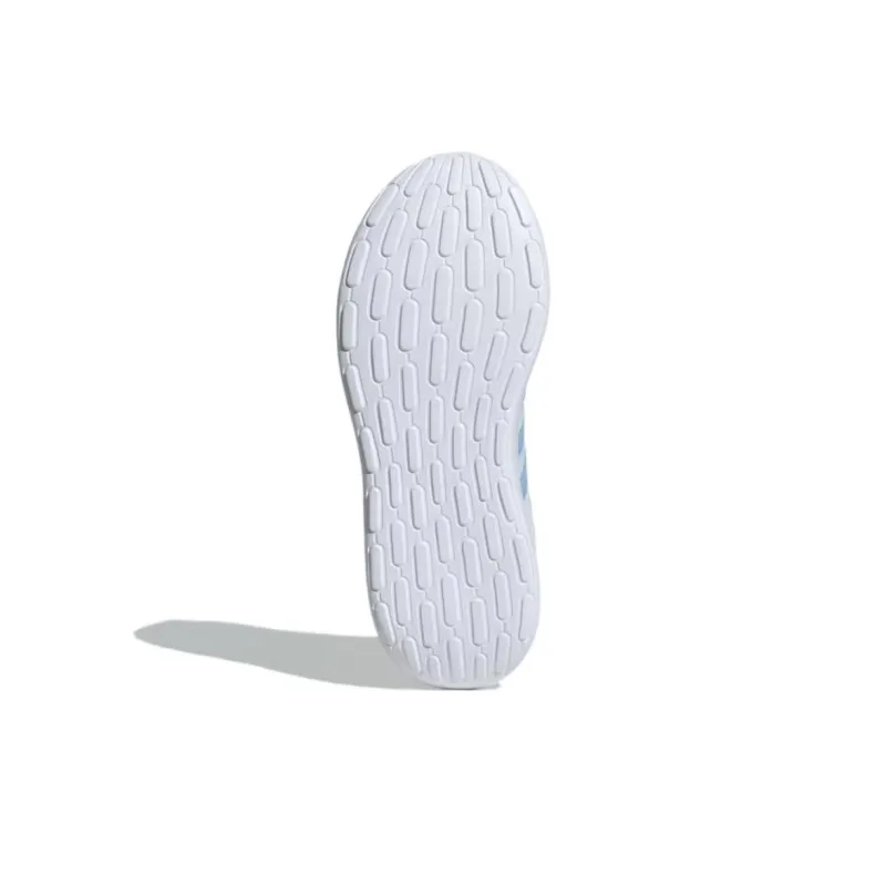 Adidas LITE RACER 4.0 Anti-Slip Wear-Resistant Low-Top Casual Running Shoes Women's White Blue-5