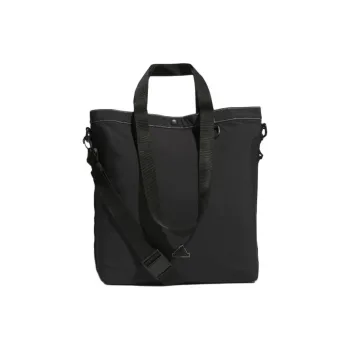 Adidas Polyamide Tote Bag Shopping Bag Shoulder Bag Crossbody Bag Handbag Regular Unisex Black