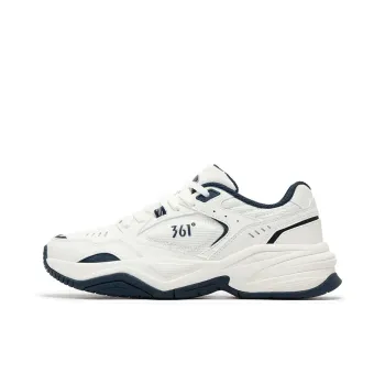 361° Sailing Series Wear-Resistant Slip-Resistant Low-Top Chunky Sneakers Women's White Blue