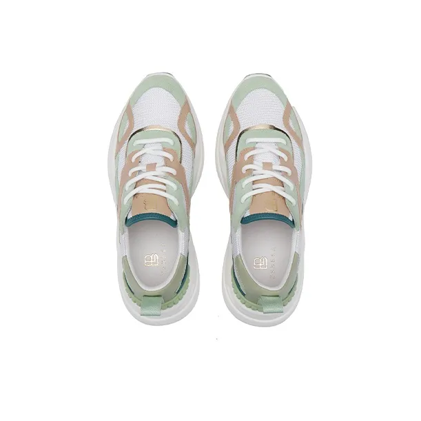 ZSBELLA Anti-Slip And Wear-Resistant Height Increasing Low-Top Chunky Sneakers Women's-3