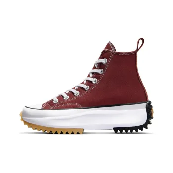 Converse Run Star Hike Slip-Resistant Coverage High-Top Canvas Shoes Unisex Red