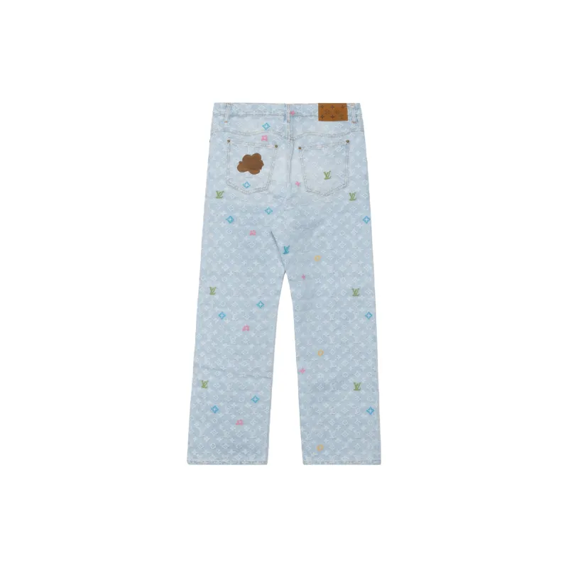 LOUIS VUITTON By Tyler The Creator Monogram Denim Pants-1