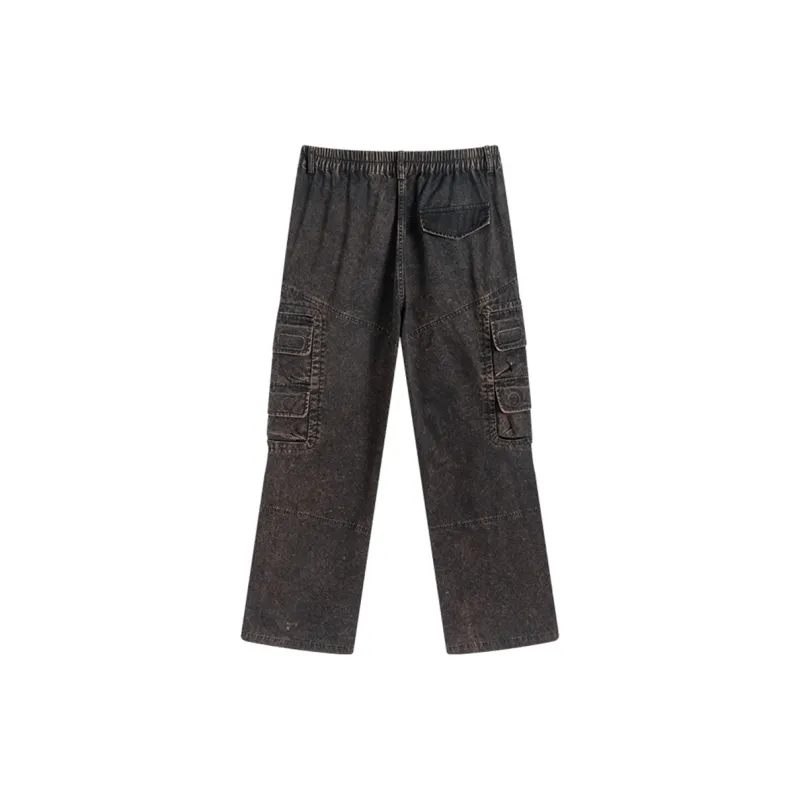 ENSHADOWER Cargo Pants Unisex Dark Brown-1