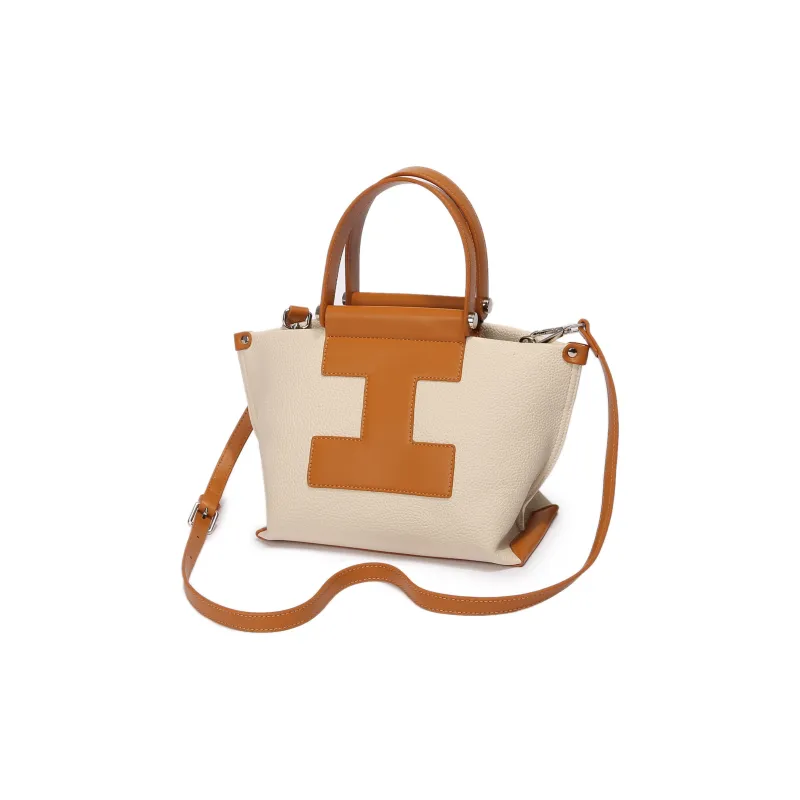 ZAVC PU Handbag Women's Black/Khaki/Premium Orange-1