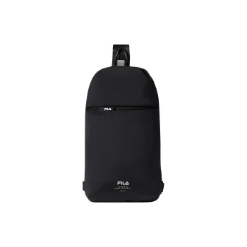 FILA Nylon Shoulder Bag, Sling Bag Regular Unisex Black