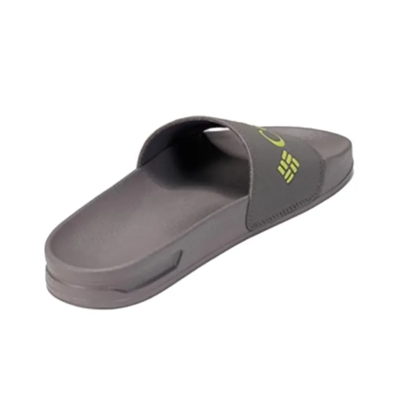 Columbia Hood River Slip Resistant Quick Dry Slide Slippers Men's Gray-2