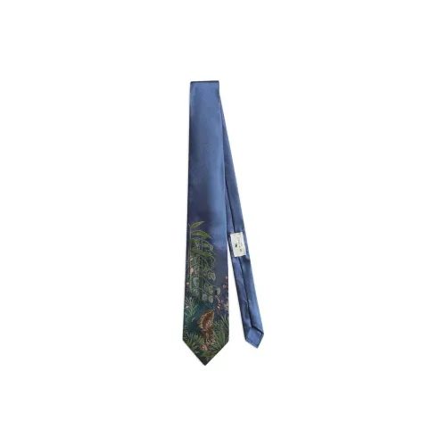 ETRO Botanical Print Silk Tie