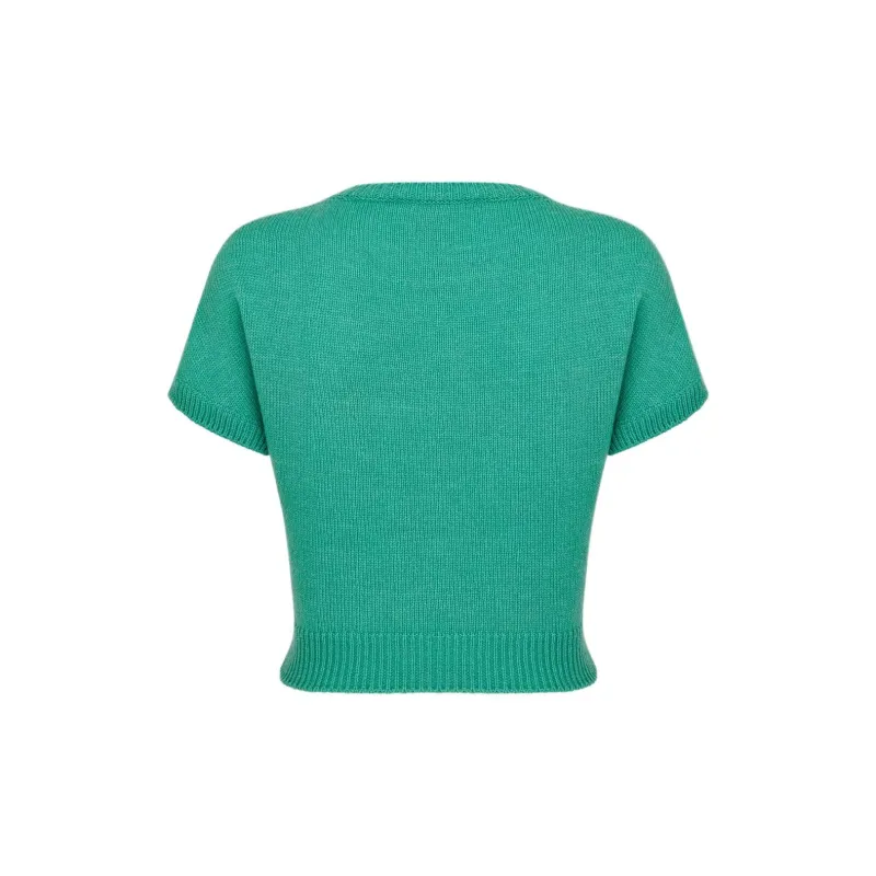 DIOR DIORIVIERA SS24 Cashmere Sweater Women's Sea Blue-1