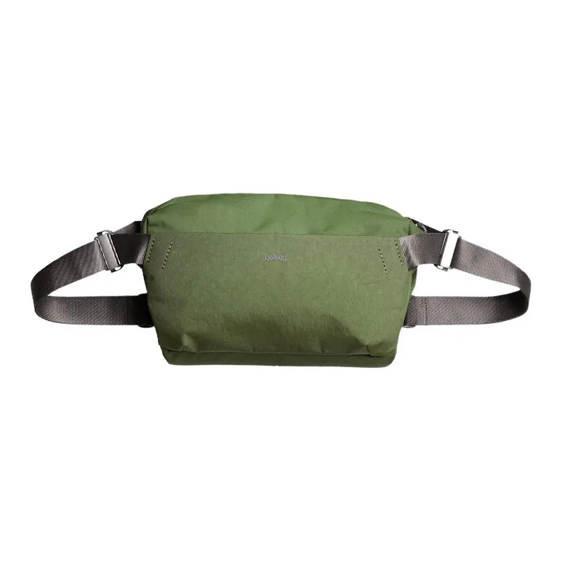 BELLROY Recycled Waterproof Woven Fabric Fanny Pack, Shoulder Bag, Crossbody Bag Unisex Ranger Green Color-0