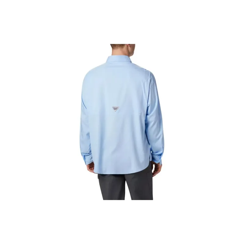 Columbia PFG Tamiami II Long Sleeve Shirt Shirt Men's Light Blue-1