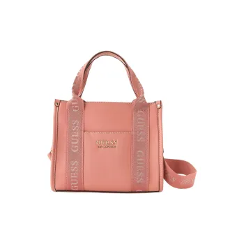 GUESS Polyurethane Briefcases Handbags Regular Women's Light Pink
