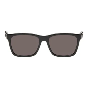 SAINT LAURENT Acetate Rectangular Sunglasses Unisex Black