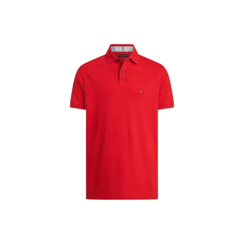 Tommy Hilfiger 1985 Series Polo Shirts Men Red