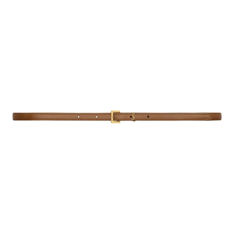 SAINT LAURENT Extra Thin Cassandre Belt-1