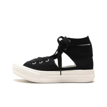 Converse All Star Light Plastic Ghillie Hi 'Black White' Women's