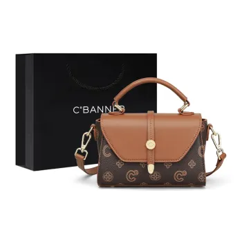 C°BANNER Synthetic Leather Shoulder Bag, Crossbody Bag, Handbag Women's Coffee