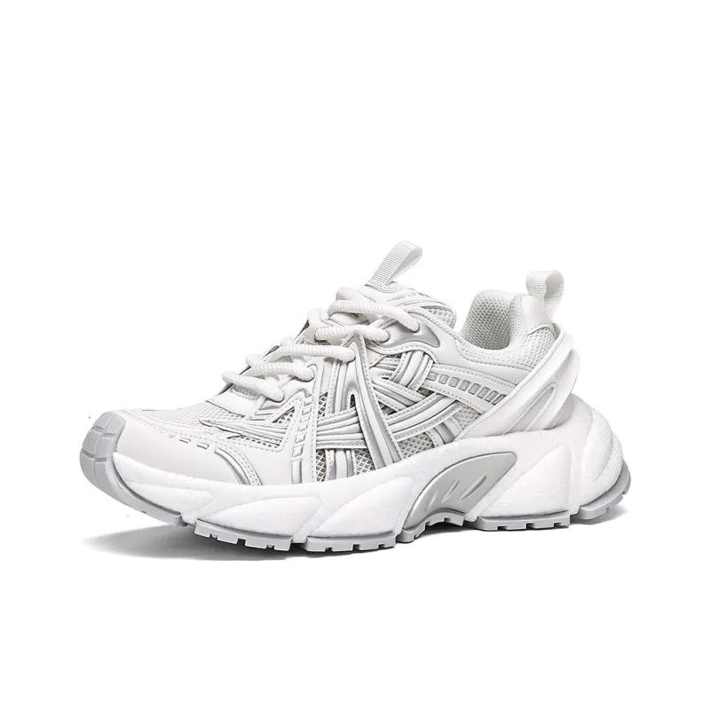 TRUMPPIPE Wear-Resistant Lightweight Height Increasing Chunky Sneakers Unisex-8