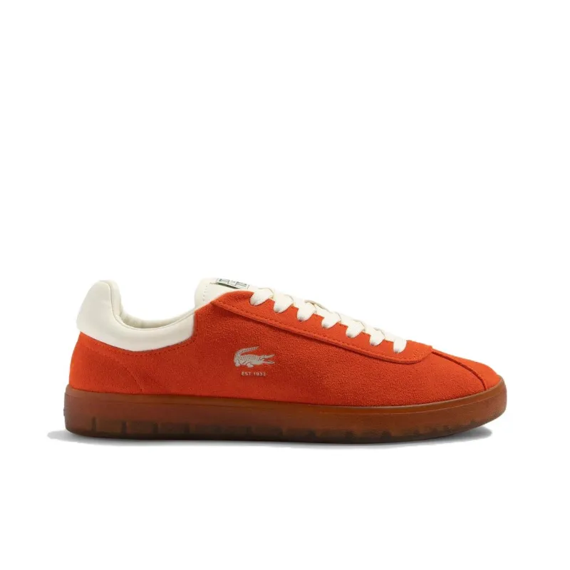 LACOSTE Low Top Skateboard Shoes Men's Orange Red-1