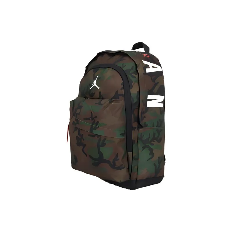 Jordan Polyester Backpack Regular Unisex Camouflage Army Green-1