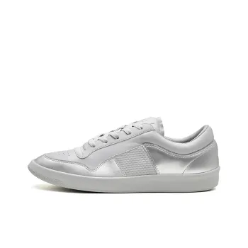 EQLZ EQUALIZER 1970 Lightweight Low Top Vintage Basketball Shoes Unisex Liquid Silver