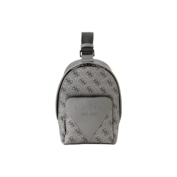 GUESS Polyurethane Crossbody Bag Shoulder Bag Mini Men's Gray