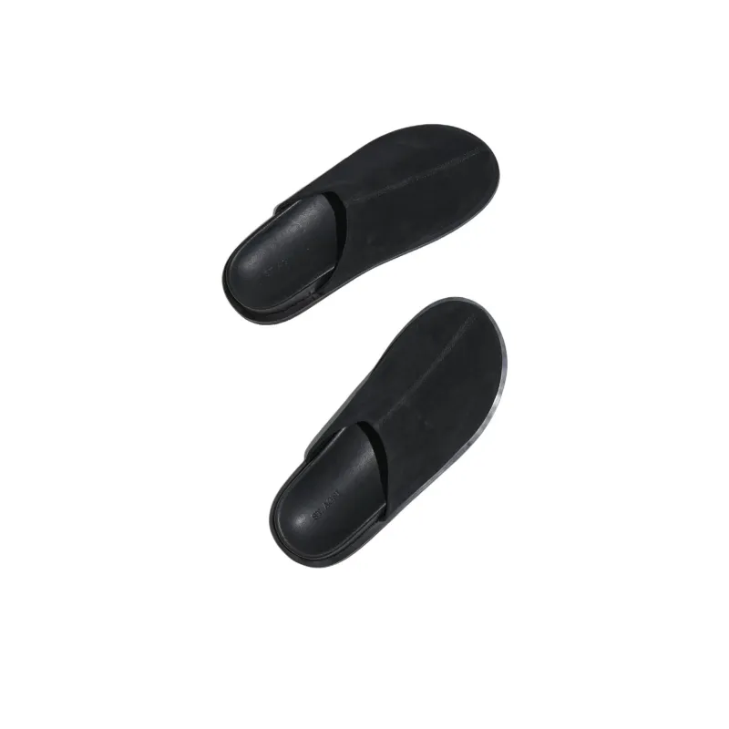 ST. AGNI Wrap-toe Slippers Women's Black-2