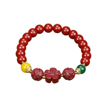 The Years Are Quiet Reconstructed Cinnabar Bracelets Women's