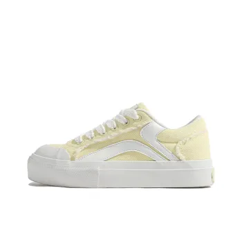 TUOPIN Pie Shoes Cheese Slip Resistant Lightweight Breathable Support Low Top Skateboard Shoes Women's Lemon