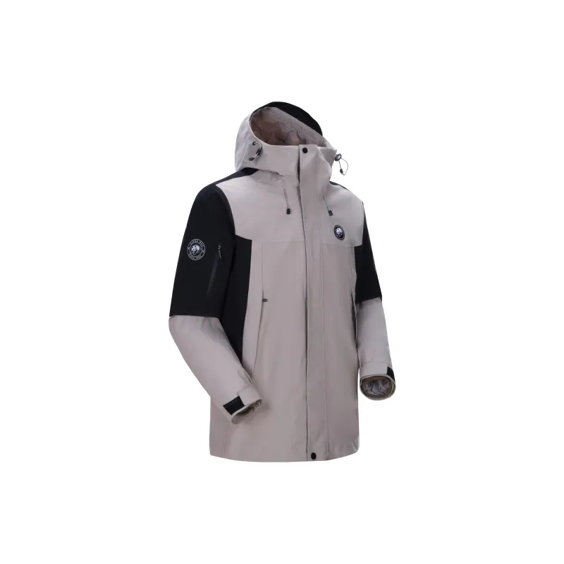 Panda Carefree Play Series Warm Water-Resistant Rainproof Windproof Windbreaker Jacket Unisex-29