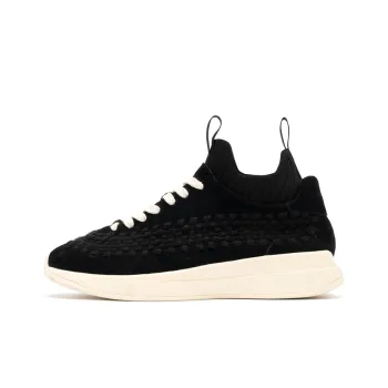FOOT INDUSTRY Breathable Lightweight Rebound Low Top Running Shoes Unisex Black 10th Anniversary Edition