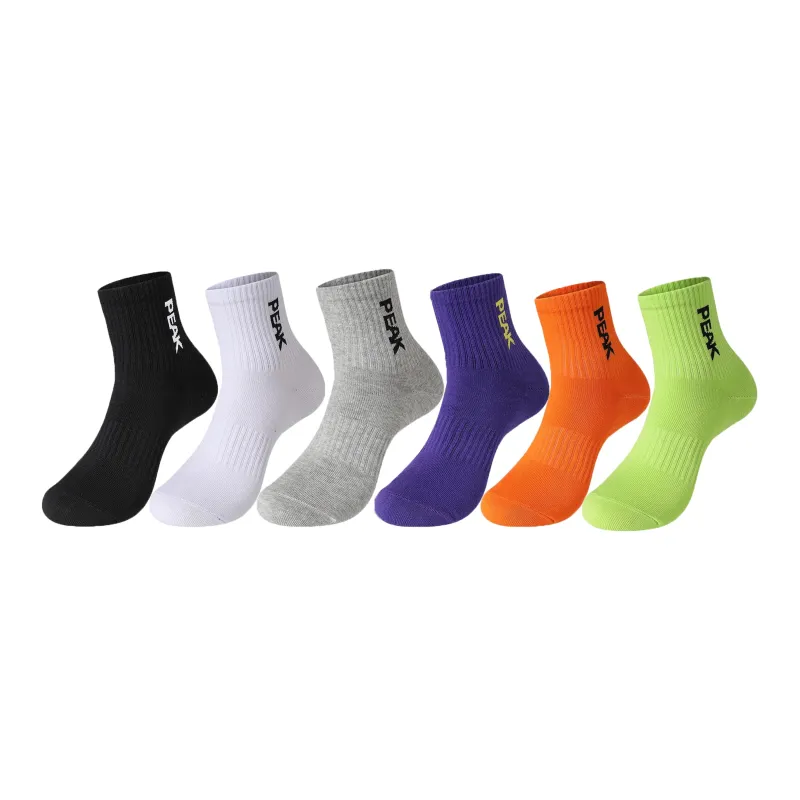 PEAK Ankle Socks Unisex Multi double Loading Multiple Colors-2
