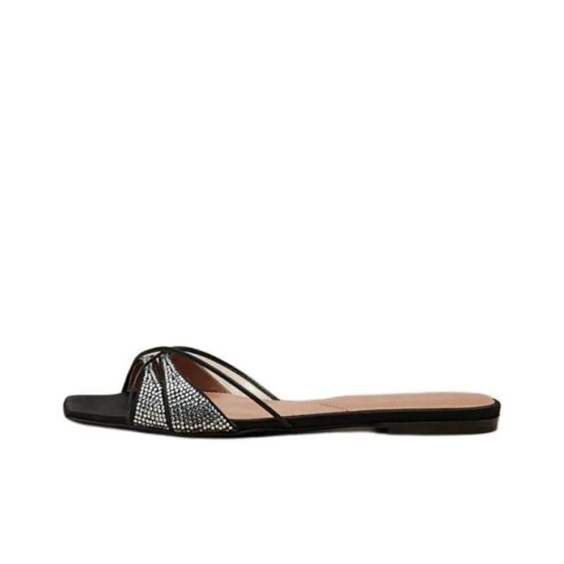 D'ACCORI Slide Slippers Women's Black-0