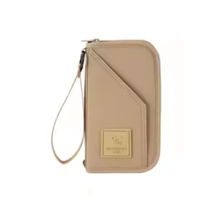 M Square Polyester Passport Holder Regular Unisex Black/Blue/Khaki-7