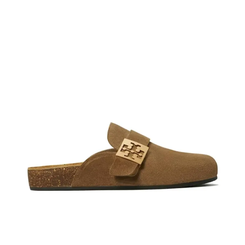 TORY BURCH Closed Toe Slippers Women's Umber-1