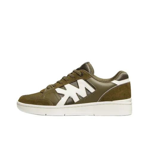 MICHAEL KORS Rebel Low-Top Skateboard Shoes Women's Green