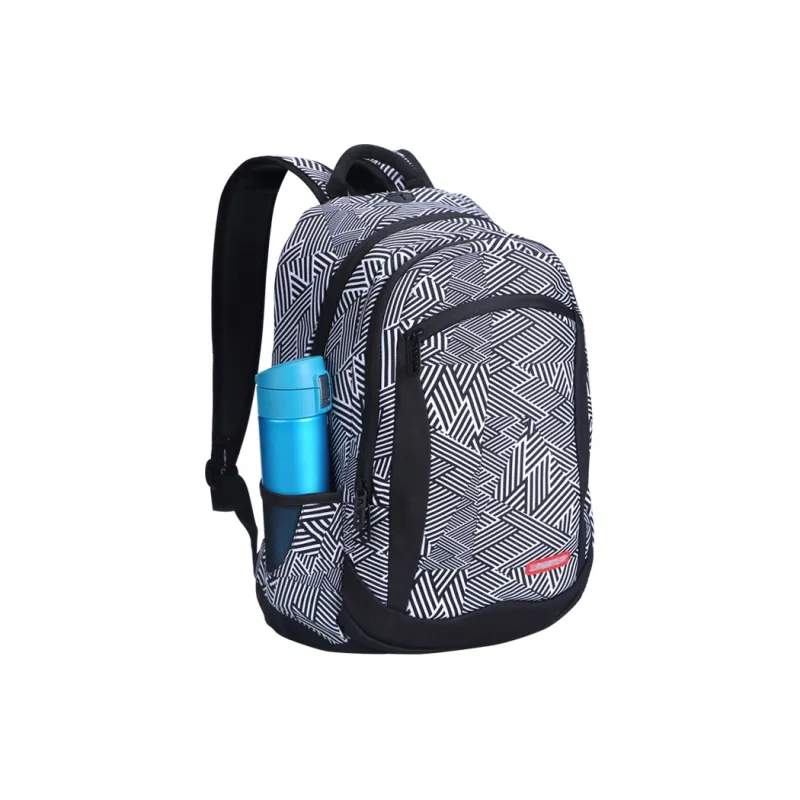 Uniker Polyester Backpack Medium Size Unisex Multicolor-9