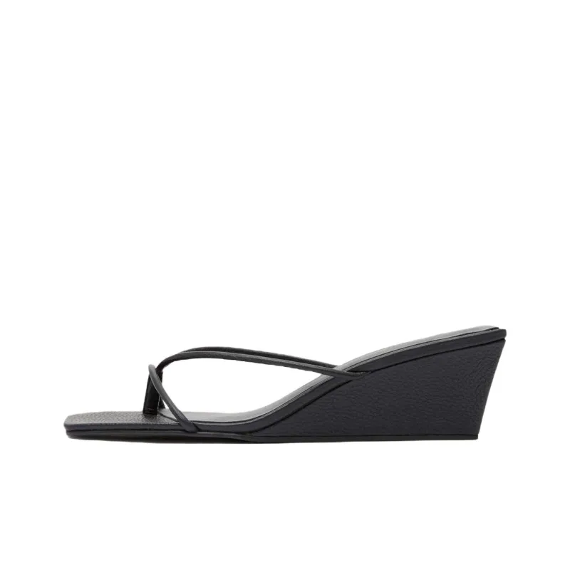 ST. AGNI Flip Flops 6.5cm Women's Black-0