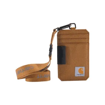 Carhartt Nylon Card Holder Unisex Brown