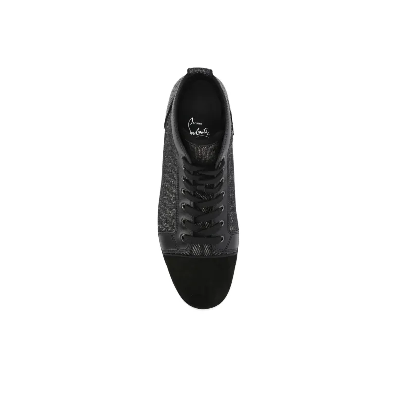 CL LUBOTING High Top Skateboard Shoes Men's Black-4
