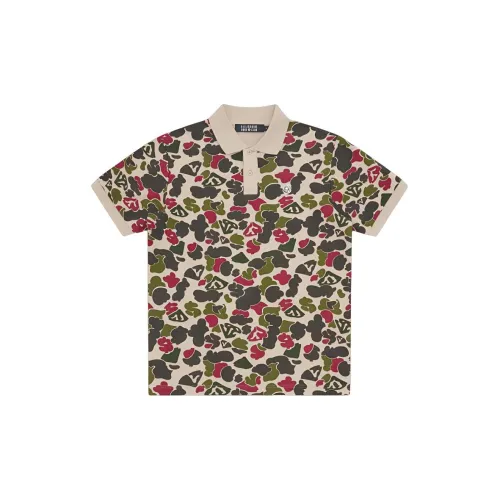 BILLIONAIRE BOYS CLUB Polo Shirts Men Multicolor Camouflage