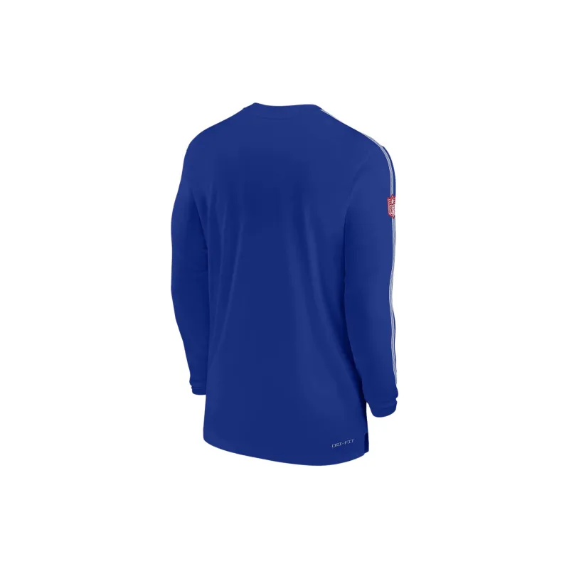 Nike Buffalo Bills Sideline Coach Men's Nike Dri FIT Nfl Long Sleeve Top-1