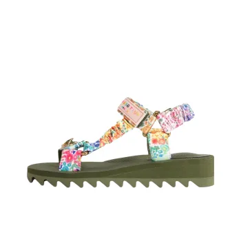 Kurt Geiger London Orion Strap Sandals 4cm Women's Green Pink