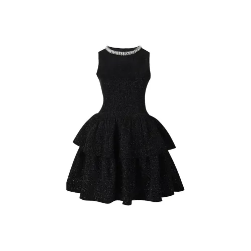 Incolore Sleeveless Dresses Women's Black