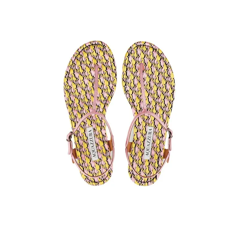 AQUAZZURA Almost Bare Strap Sandals Women's Pink-4