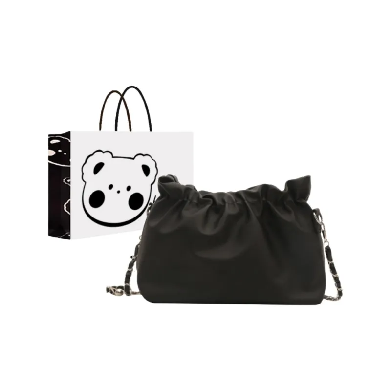 NX DOUGHNUT PU Shoulder Bag Crossbody Bag Regular Women's White Silver Black Coffee-6