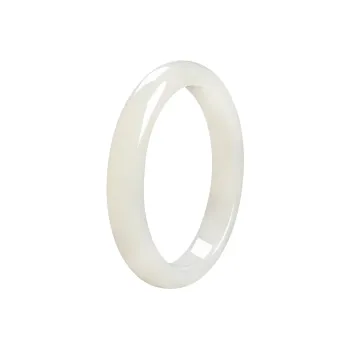 FUSSEM Bangles Pale Greenish White Jade Women's