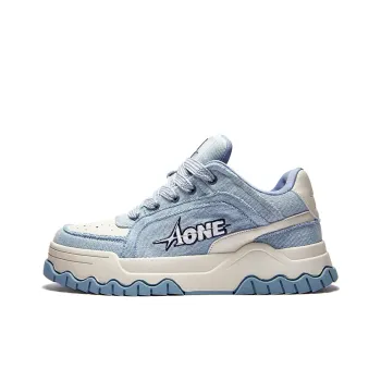 A1 Denim Collection Low Top Skateboard Shoes Unisex