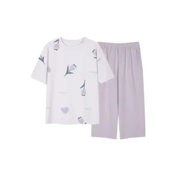 H YXIANG Pajama Set Women's Crystal Purple