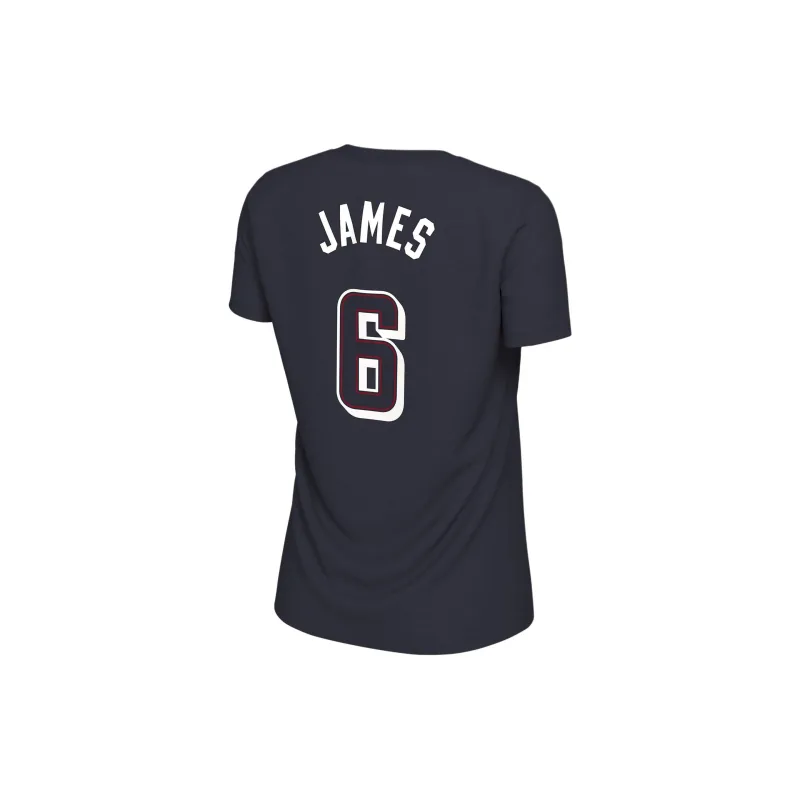 Nike USA Basketball Olympic Team Series Regular T-Shirt Women's University Marine-1